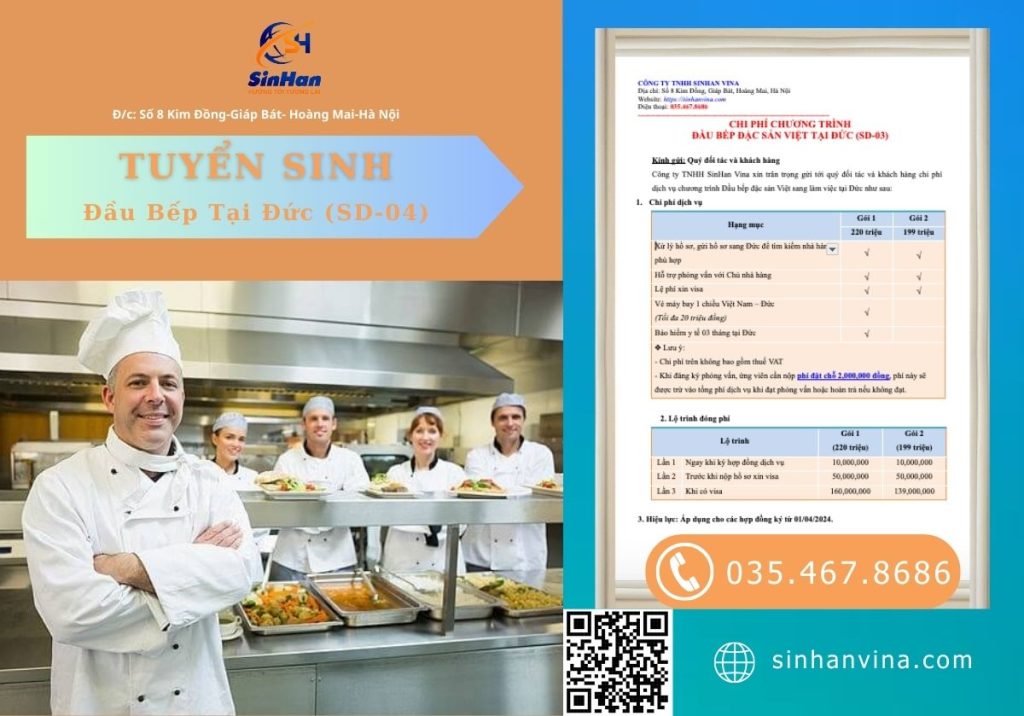 Chương trình đầu bếp đặc sản việt tại đức